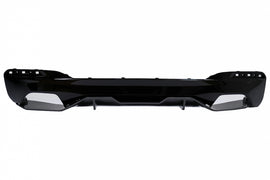Diffusore Paraurti Posteriore BMW Serie 5 G30 G38 G31 (2016-2019) 540 M Design Nero e Carbon Look