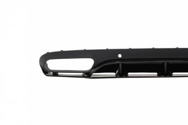 Diffusore Paraurti Posteriore Mercedes Classe C C205 A205 Coupe Cabriolet (2014-2019) C63 Edition 1 Design Nero Lucido