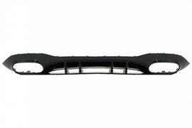 Diffusore Paraurti Posteriore Mercedes Classe A W177 Hatchback (2018+) Nero Con finalini di scarico