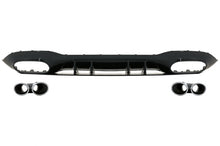 Load image into Gallery viewer, Diffusore Paraurti Posteriore Mercedes Classe A V177 Sedan (2018-) Chrome Exhaust