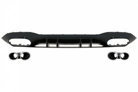 Diffusore Paraurti Posteriore Mercedes Classe A V177 Sedan (2018-) Chrome Exhaust