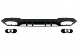 Diffusore Paraurti Posteriore Mercedes Classe A V177 Sedan (2018-) Chrome Exhaust