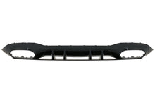 Carica l&#39;immagine nel visualizzatore di Gallery, Diffusore Paraurti Posteriore Mercedes Classe A V177 Sedan (2018+) Nero Exhaust