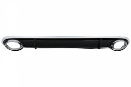 Diffusore Paraurti Posteriore con Finalini di scarico Audi A4 B8 Limousine Avant Pre Facelift (2007-2011) RS4 Design