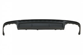 Diffusore Paraurti Posteriore con finali di scarico Audi A6 C8 4K Avant Sedan (2018 +) S6 Design Nero Opaco