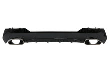 Carica l&#39;immagine nel visualizzatore di Gallery, Diffusore Paraurti Posteriore con Finalini di scarico BMW Serie 4 G22 G23 M Sport (2020+) M440i Design Chrome