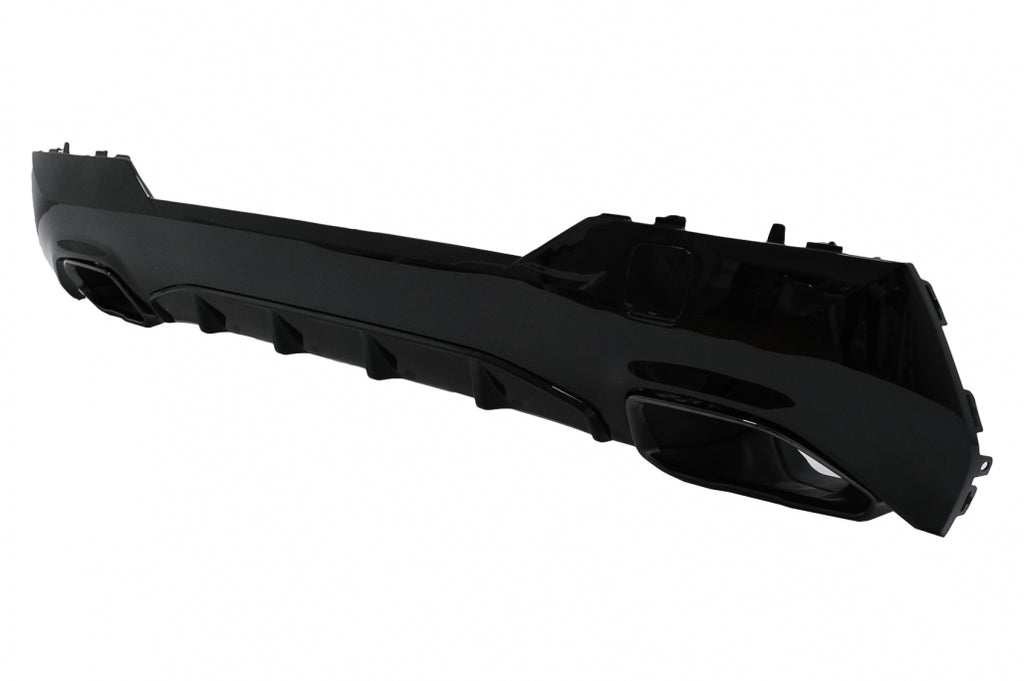 Diffusore Paraurti Posteriore con Finalini di scarico BMW Serie 4 G22 G23 M Sport (2020+) M440i Design Nero