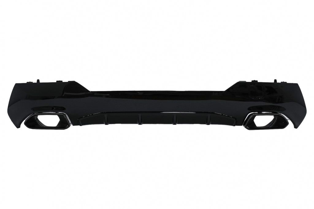 Diffusore Paraurti Posteriore con Finalini di scarico BMW Serie 4 G22 G23 M Sport (2020+) M440i Design Nero