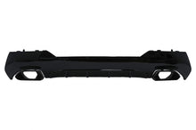 Carica l&#39;immagine nel visualizzatore di Gallery, Diffusore Paraurti Posteriore con Finalini di scarico BMW Serie 4 G22 G23 M Sport (2020+) M440i Design Nero