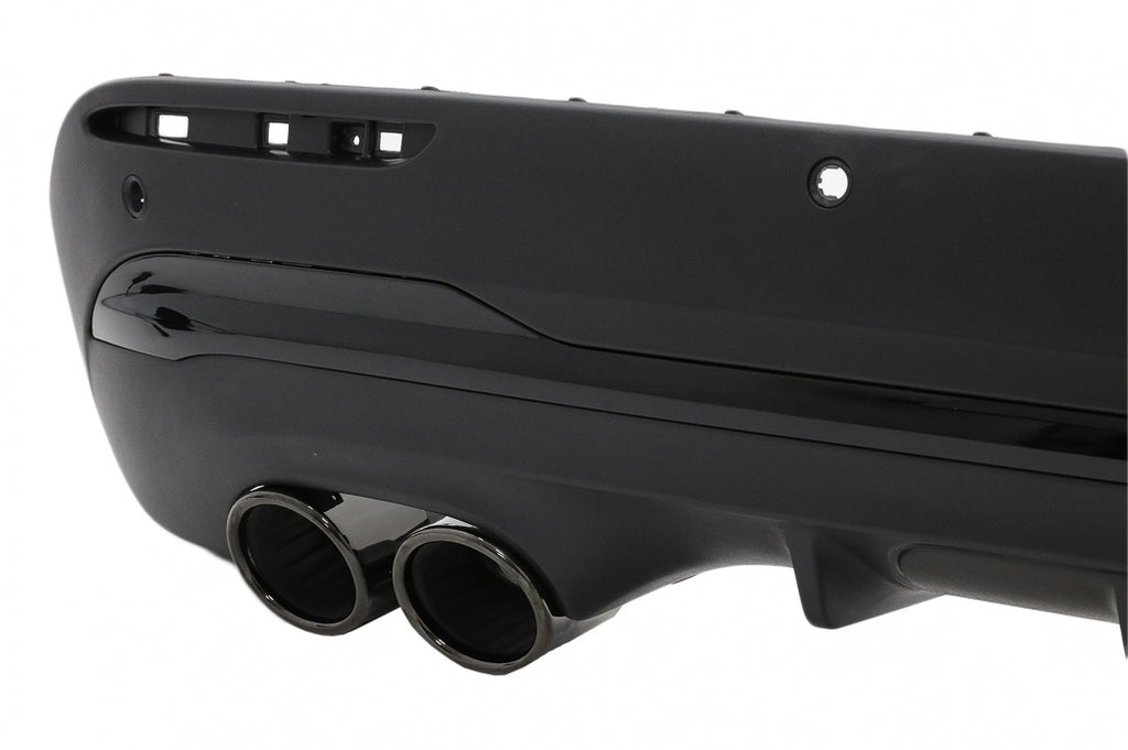 Diffusore Posteriore e Finalini di scarico Nero Lucido Mercedes GLA SUV H247 Sport Line (2020-) Aero 45S Design Pacchetto Notte