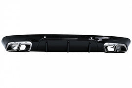 Diffusore Posteriore con Finalini di scarico Chrome Mercedes Classe CLS C257 Sport Line (2018+) CLS63 Design