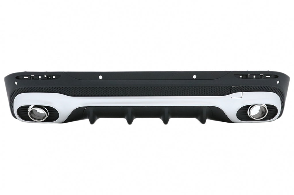 Diffusore Posteriore con Finalini di scarico Chrome Mercedes GLB X247 SUV (2020+) GLB 35 Design