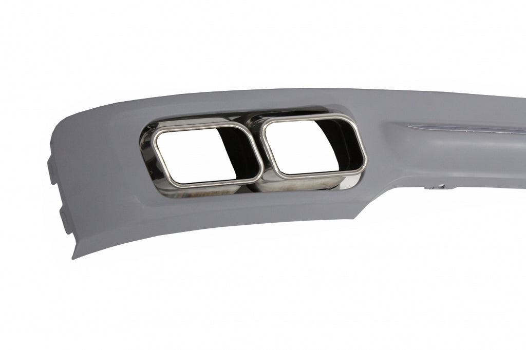 Diffusore Posteriore con finalini di scarico Tailpipe BMW F01 (2008+) 7 Series 760i Quad Design
