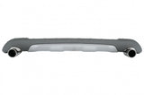 Diffusore Posteriore con finalini di scarico Tailpipe BMW X1 SUV F48 (06.2015+) M Sport Design