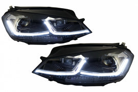 Fari Anteriori Guida a Destra LED VW Golf MK7 VII (2012-2017) Facelift MK7.5 R Line Look Luci di svolta dinamiche sequenziali