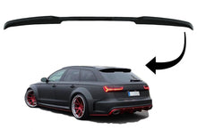 Load image into Gallery viewer, Spoiler Tetto Audi A6 Avant Facelift 4G C7 (2015-2018) Nero Lucido
