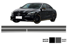 Set Sticker Vinyl Dark Grey Upper Bonnet Roof & Tailgate MERCEDES CLA W117 C117 X117 (2013-2016) Classe A W176 (2012 +) A45 Design