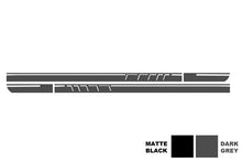 Carica l&#39;immagine nel visualizzatore di Gallery, Adesivi laterali in vinile Dark Grey Mercedes CLA W117 C117 X117 (2013-2016) Classe A W176 (2012 +) 45 Design Edition 1