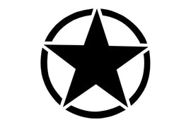 Sticker Star Universal Jeep Wrangler JK Truck or Other Cars nero