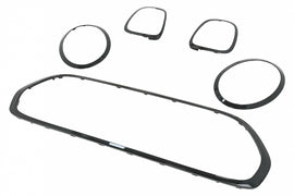 Surround Trim Set Fari Anteriori Griglie Fanali Posteriori Covers MINI III F55/F56 Hatchback F57 Convertible (2014 +) Nero