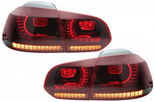 Load image into Gallery viewer, Fanali Posteriori Full LED VW Golf 6 VI (2008-2013) R20 Design Red Smoke Turning Light Static