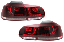 Carica l&#39;immagine nel visualizzatore di Gallery, Fanali Posteriori Full LED VW Golf MK6 VI (2008-2013) Cherry Red R20 GTI Design (Guida a Sinistra e Guida a Destra)