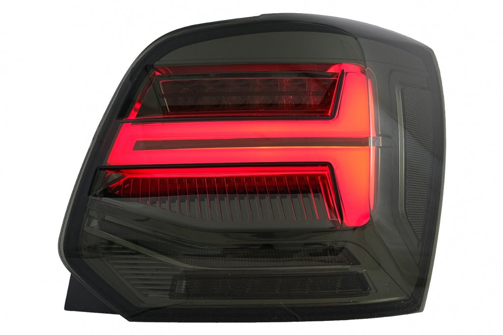 Fanali Posteriori Full LED VW Polo 6R 6C 61 (2011-2017) Luci di svolta dinamiche sequenziali Vento Look Smoke