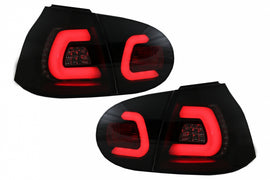 Fanali Posteriori LED Bar VW Golf MK5 (2004-2009) Smoke Nero Urban Style