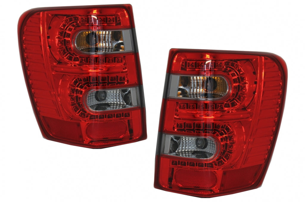 Fanali Posteriori LED JEEP Grand Cherokee (1999-05.2005) Rosso Fumè