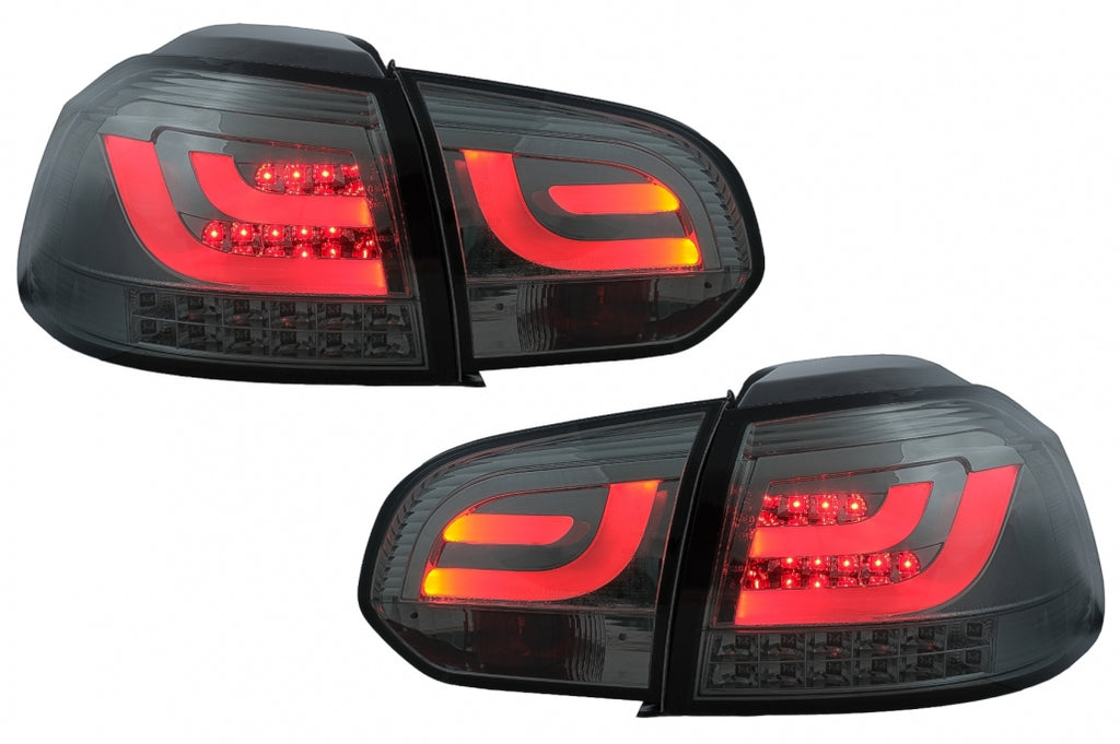 Fanali Posteriori LED VW Golf 6 VI (2008-2013) Tube Light Bar Smoke Grey