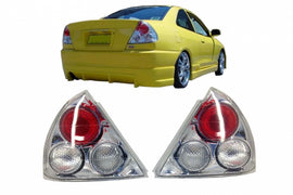Fanali Posteriori MITSUBISHI Mirage Lancer (1995-1997) Coupe Sedan Tail Rear Lights Clear