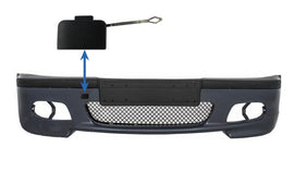 Tow Hook Cover Paraurti Anteriore BMW Serie 3 E46 Sedan Touring (1998-2004) M-Technik M-Tech M-Sport Model