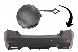 Tow Hook Cover BMW Serie 3 F30 (2011-2019) solo EVO Design Paraurti Posteriore