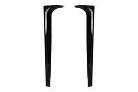 Alette Laterali Spoiler Vetro VW Polo AW MK6 (2018+) Nero Lucido