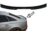 Spoiler Tetto Audi A6 C7 4G Sedan 4 Doors (2011-2018) Nero