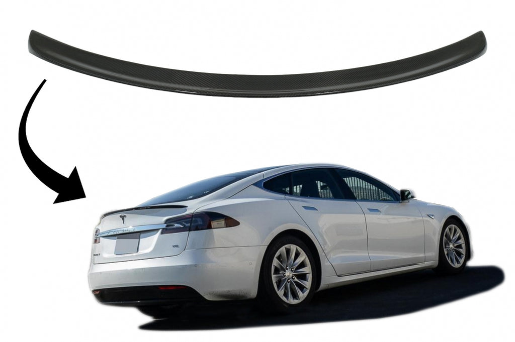 Spoiler bagagliaio Tesla Model S (2012+) Vero Carbonio