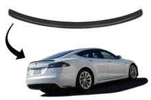 Carica l&#39;immagine nel visualizzatore di Gallery, Spoiler bagagliaio Tesla Model S (2012+) Vero Carbonio