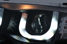 Carica l&#39;immagine nel visualizzatore di Gallery, Fari Anteriori LED Angel Eyes BMW Serie 3 E46 Facelift Limousine Touring (2001-2005) Nero