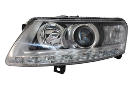 Xenon Fari Anteriori LED DRL Audi A6 C6 4F (04.2004-2008) Chrome Without AFS
