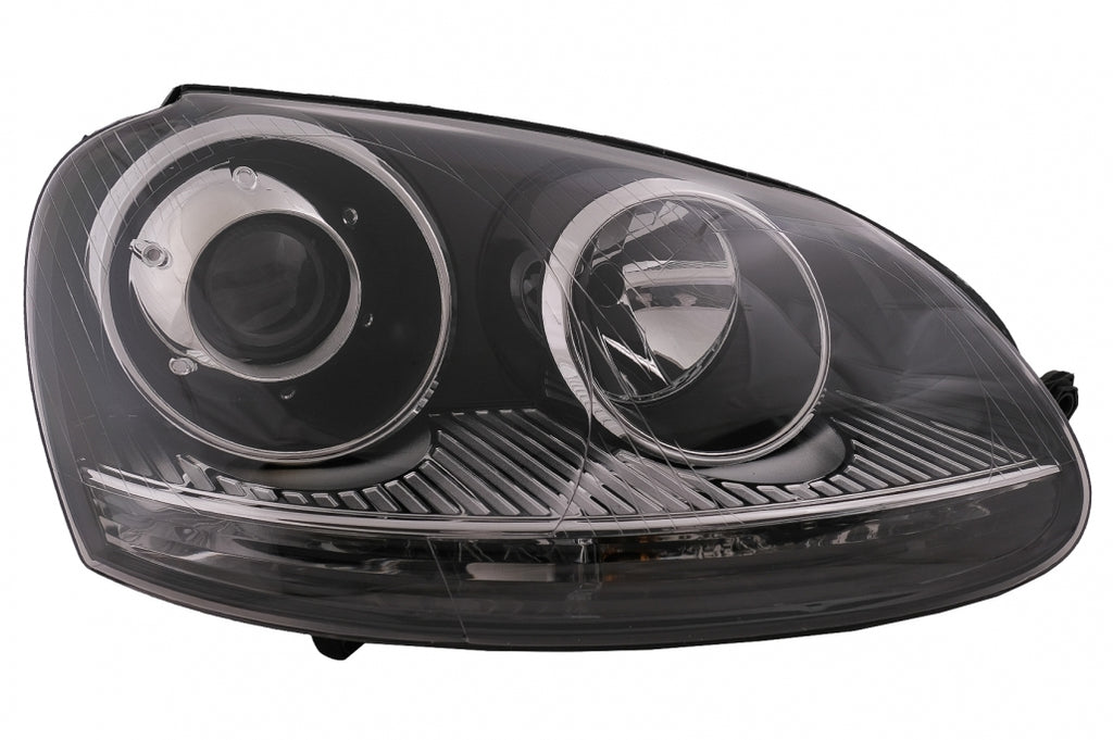 Fari Anteriori Xenon Look VW Golf MK5 V (2003-2007) Jetta (2005-2010) GTI R32 Chrome Edition