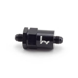 HR Black Inline Fuel Filt. -6AN to -6AN