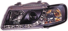 Carica l&#39;immagine nel visualizzatore di Gallery, Audi A3 8L 96-00 Fari Anteriori R8 Style a LED Neri V1