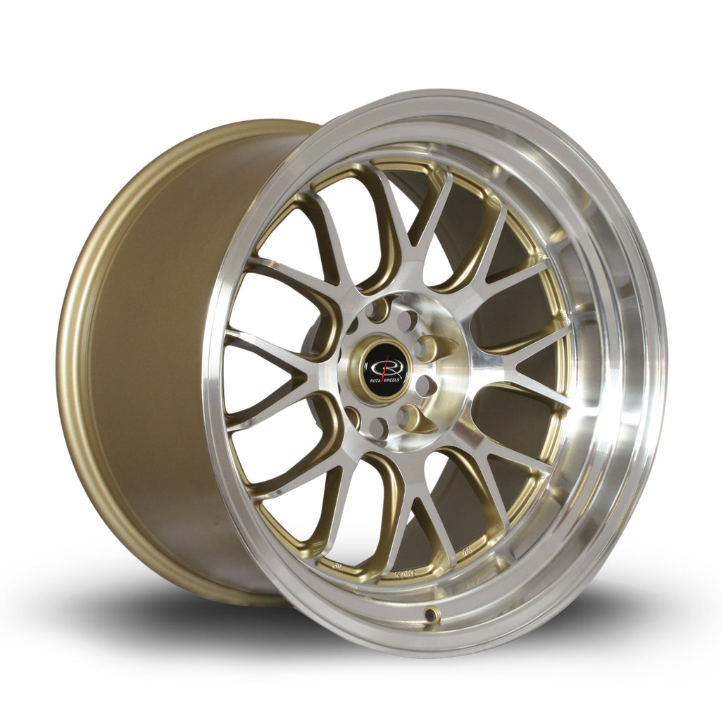 Cerchio in Lega Rota MXR 18x11 5x114.3 ET8 Gold