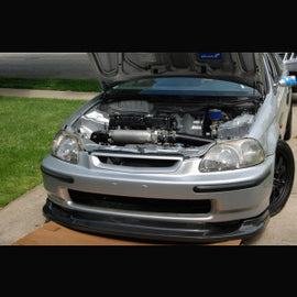 Aerodynamics Lip Paraurti Anteriore in ABS First Moldging Style Civic EK EJ