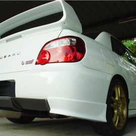 Aerodynamics Caps Paraurti Posteriore Valance Style Subaru Impreza WRX GD 02-07