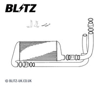 Carica l&#39;immagine nel visualizzatore di Gallery, Blitz Intercooler Standard Nissan Skyline Nissan Skyline GTS R33 &amp; GTT R34