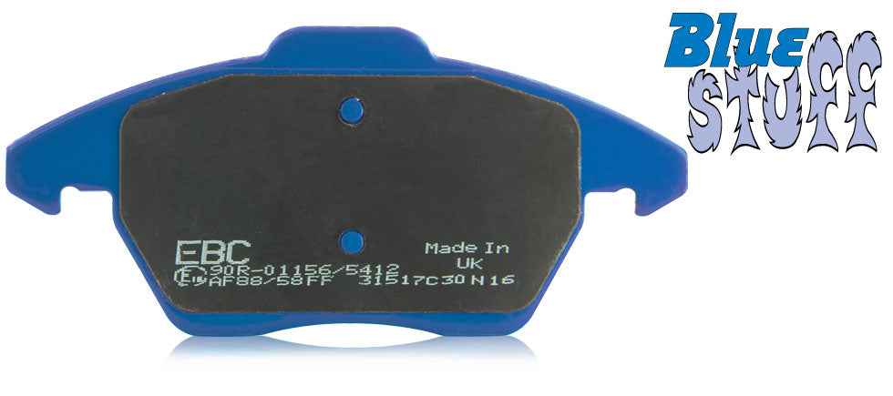 Pastiglie Freni EBC Blu Anteriore SKODA Fabia (5J) 1.2 Turbo Cv 105 dal 2010 al 2014 Pinza ATE Diametro disco 288mm