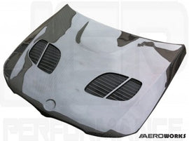E90 09-11 GT-R Cofano in Carbonio con prese d'aria