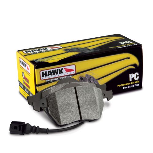 Pasticche Hawk Performance Ceramic anteriori, Mitsubishi Eclipse GS/GST 1G & 2G FWD / 95-00 Dodge Avenger / Chrysler Sebring Cupe