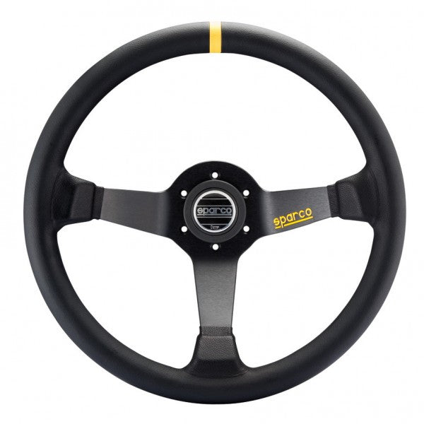 Sparco R325 Volate 95 mm Piatto Camoscio nero Raggi neri